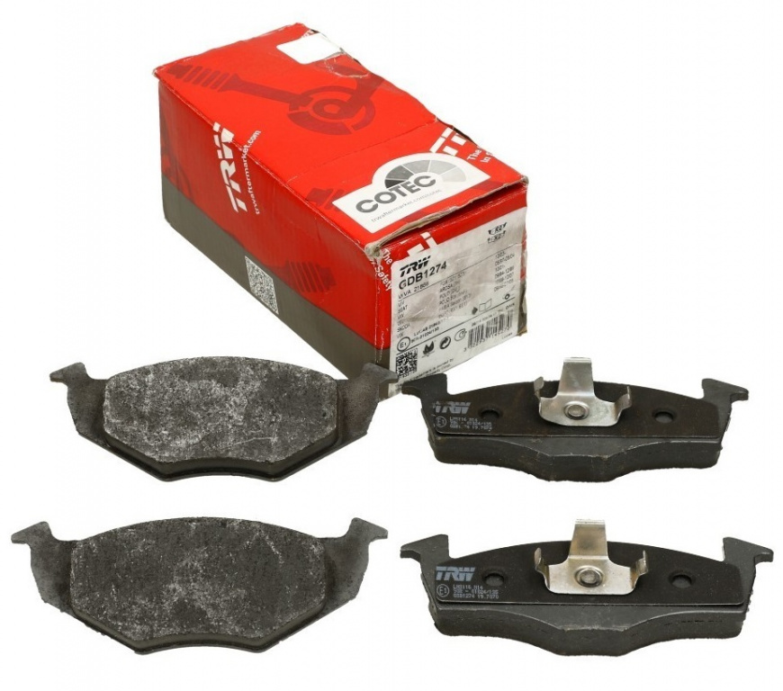 Set Placute Frana Fata Trw Skoda Fabia 1 1999-2007 GDB1274