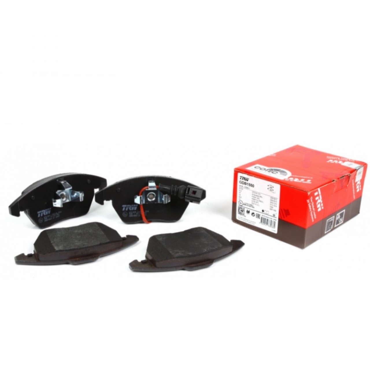 Set Placute Frana Fata Trw Volkswagen Beetle 2011→ GDB1550