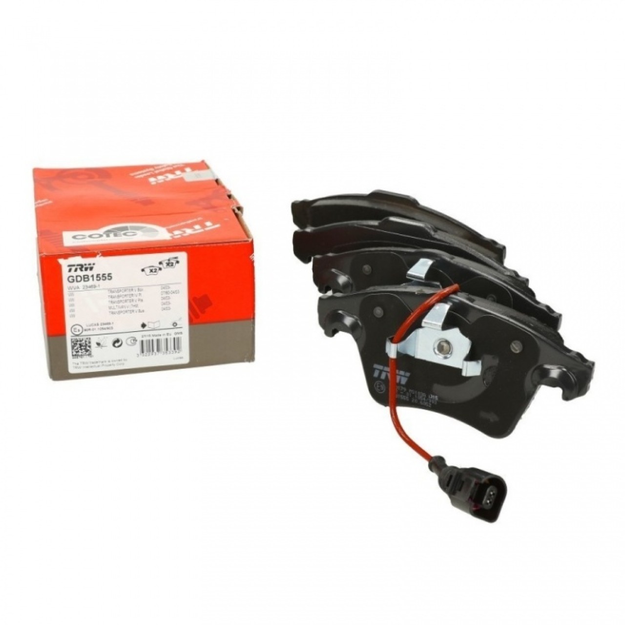 Set Placute Frana Fata Trw Volkswagen T5 2003-2015 GDB1555