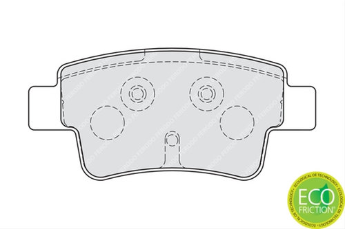 Set Placute Frana Ferodo Abarth FDB1858
