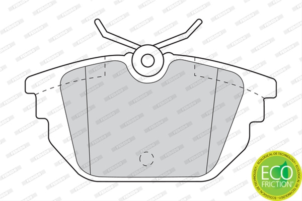 Set Placute Frana Ferodo Alfa Romeo FDB1113