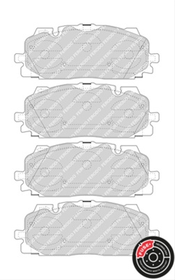 Set Placute Frana Ferodo Audi FDB4967