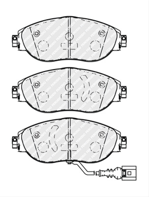 Set Placute Frana Ferodo Audi FDB5096