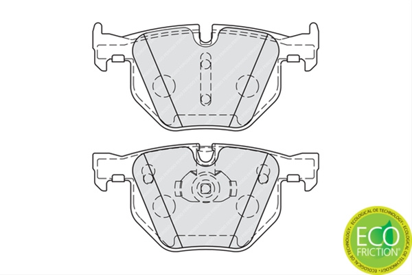 Set Placute Frana Ferodo Bmw FDB4067