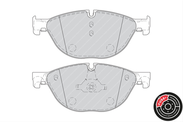 Set Placute Frana Ferodo Bmw FDB4285