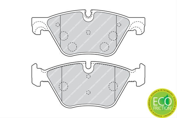 Set Placute Frana Ferodo Bmw FDB4380