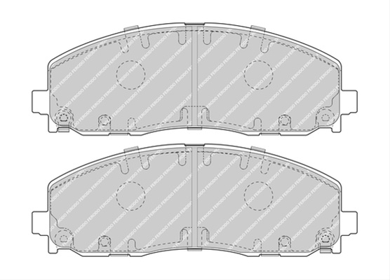 Set Placute Frana Ferodo Chrysler FDB4785