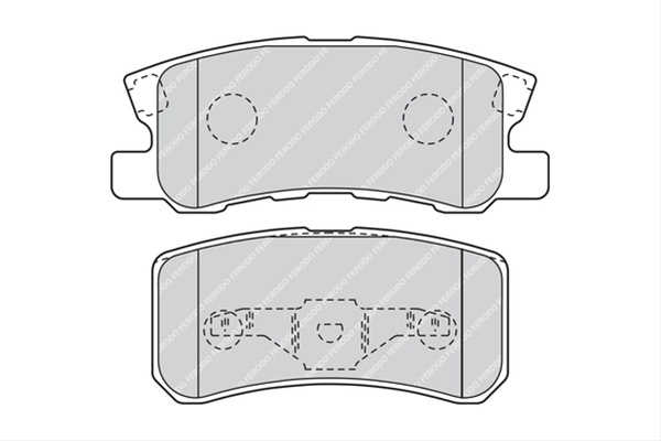 Set Placute Frana Ferodo Citroën FDB1604