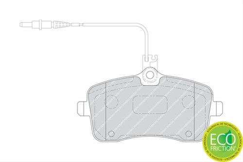 Set Placute Frana Ferodo Citroën FDB1725