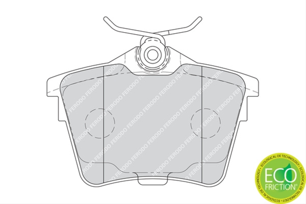 Set Placute Frana Ferodo Citroën FDB1727