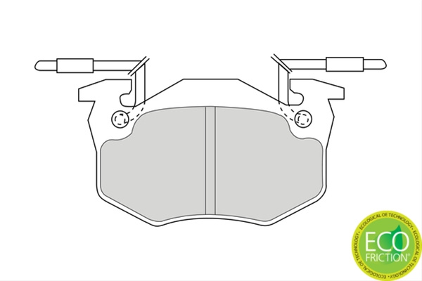 Set Placute Frana Ferodo Citroën FDB428B