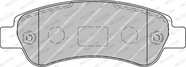 Set Placute Frana Ferodo Citroën FVR1927
