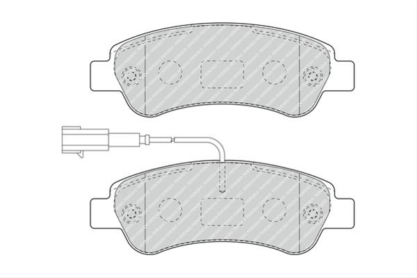Set Placute Frana Ferodo Citroën FVR4910