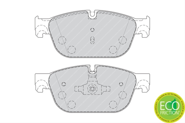 Set Placute Frana Ferodo Citroen (Df-Psa