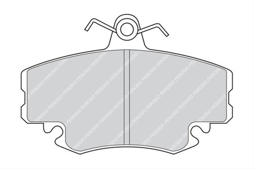 Set Placute Frana Ferodo Dacia FDB1781