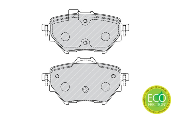 Set Placute Frana Ferodo Fiat FDB4680