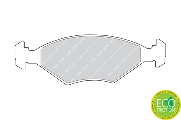 Set Placute Frana Ferodo Fiat FDB519