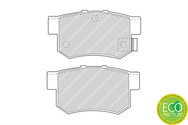 Set Placute Frana Ferodo Fiat FDB956