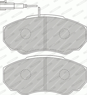 Set Placute Frana Ferodo Fiat FVR1478