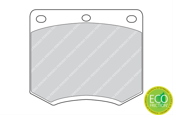Set Placute Frana Ferodo Ford FDB167