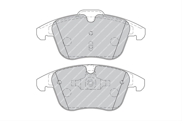 Set Placute Frana Ferodo Ford FDB1897W