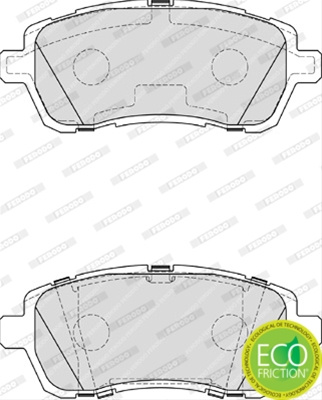 Set Placute Frana Ferodo Ford FDB4179