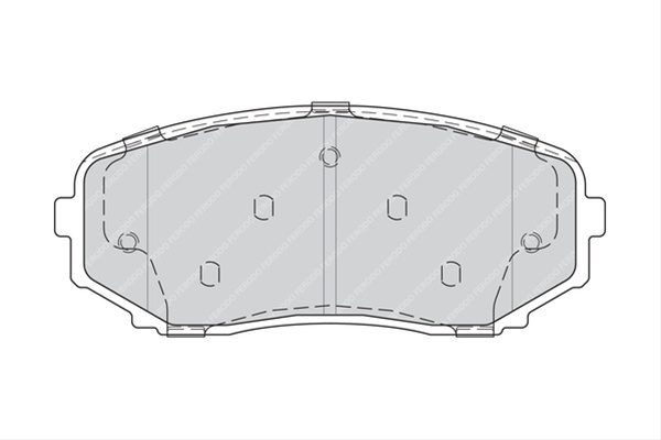 Set Placute Frana Ferodo Ford FDB4365