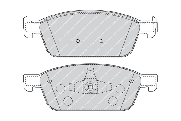 Set Placute Frana Ferodo Ford FDB4416