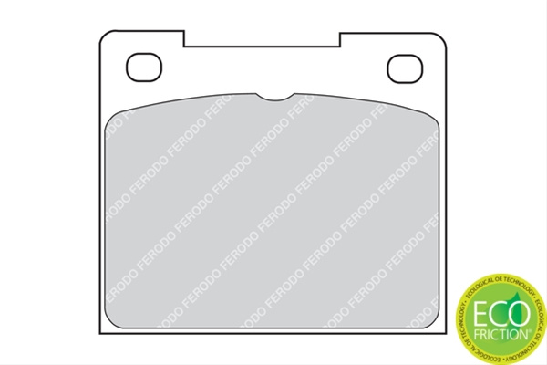 Set Placute Frana Ferodo Ford FDB809M