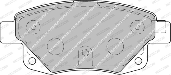 Set Placute Frana Ferodo Ford FVR1930