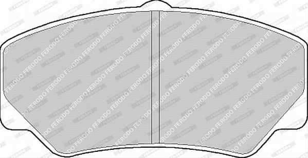 Set Placute Frana Ferodo Ford FVR450