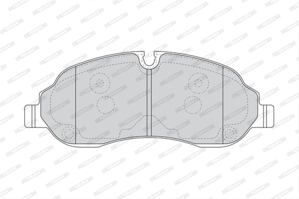 Set Placute Frana Ferodo Ford FVR4661