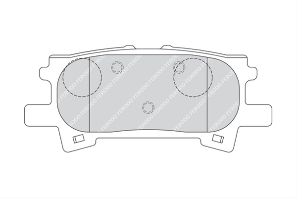Set Placute Frana Ferodo Ford Otosan FDB1731