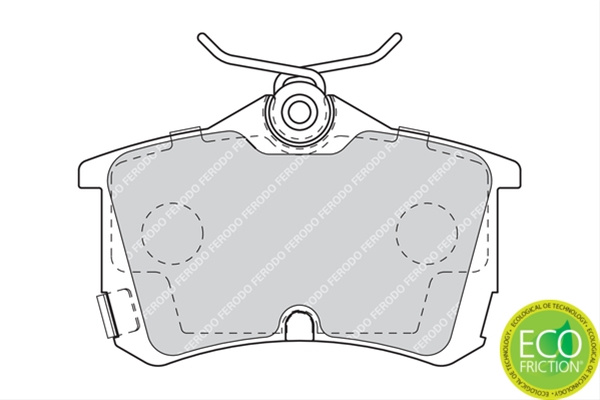 Set Placute Frana Ferodo Honda FDB1506