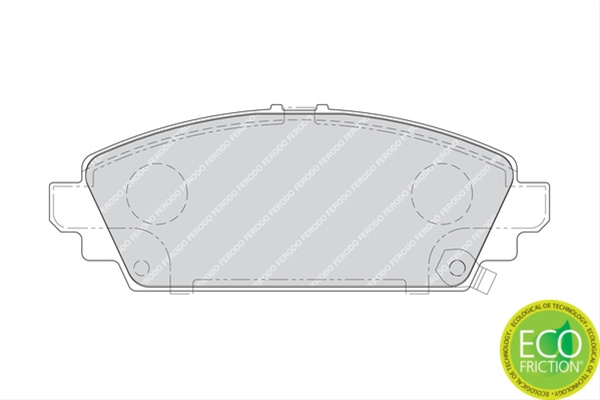 Set Placute Frana Ferodo Honda FDB1601