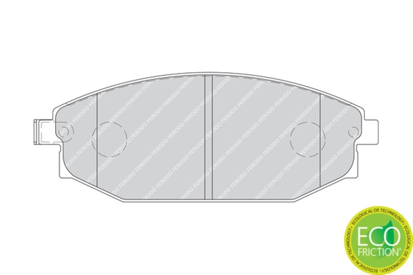 Set Placute Frana Ferodo Hyundai FDB1671