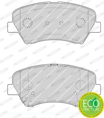 Set Placute Frana Ferodo Hyundai FDB4613