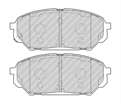 Set Placute Frana Ferodo Hyundai FDB4889