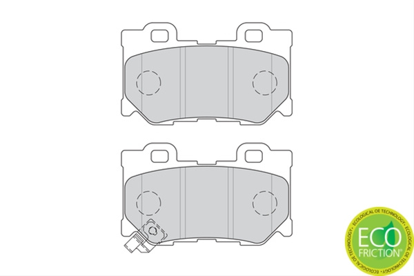 Set Placute Frana Ferodo Infiniti FDB4312