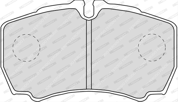 Set Placute Frana Ferodo Iveco FVR1405