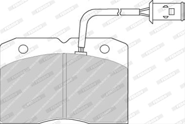 Set Placute Frana Ferodo Iveco FVR655
