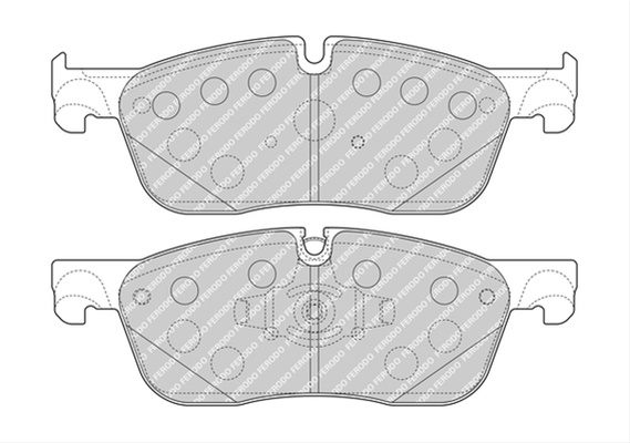 Set Placute Frana Ferodo Jaguar FDB4926