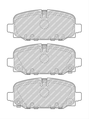 Set Placute Frana Ferodo Jeep FDB5049