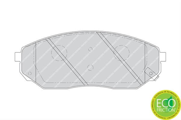 Set Placute Frana Ferodo Kia FDB1735
