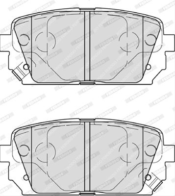 Set Placute Frana Ferodo Kia FDB4193