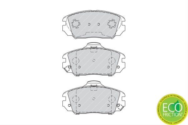Set Placute Frana Ferodo Kia FDB4246