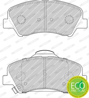 Set Placute Frana Ferodo Kia FDB4623
