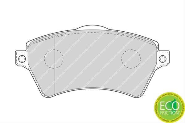 Set Placute Frana Ferodo Land Rover FDB1473