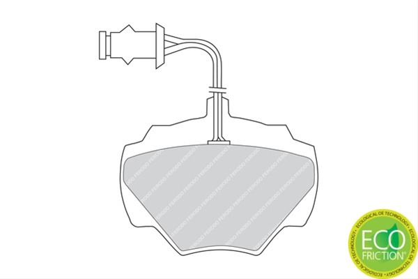 Set Placute Frana Ferodo Land Rover FDB471