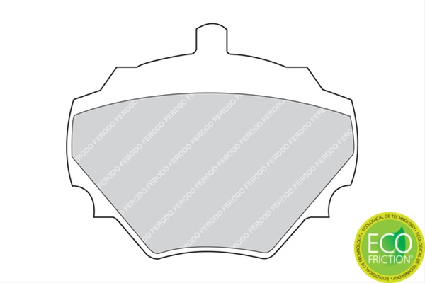 Set Placute Frana Ferodo Land Rover FDB844